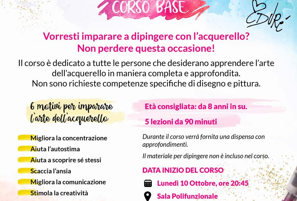 L’arte dell’acquerello corso base